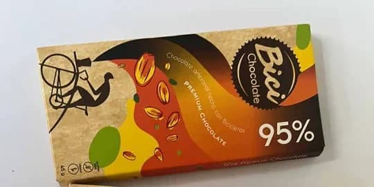 Tableta chocolate oscuro 95% — Bici Chocolate