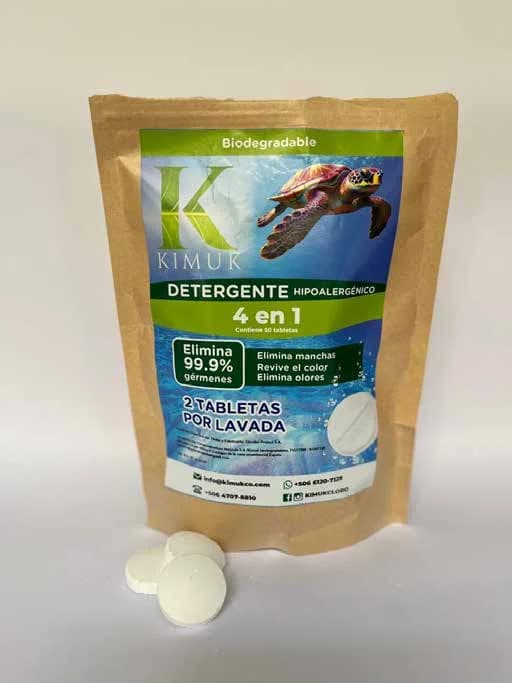 Detergente lavaropa en tabletas — Kimuk