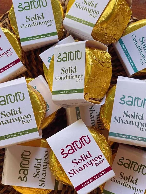 Acondicionador sólido — Saruru